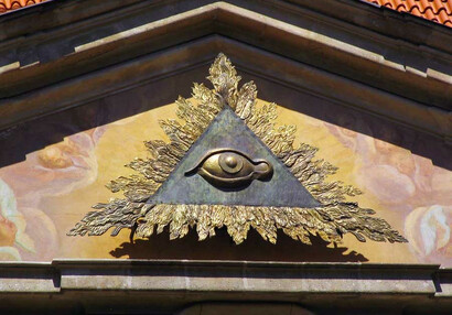 The Eye of Providence on Convent´s facade